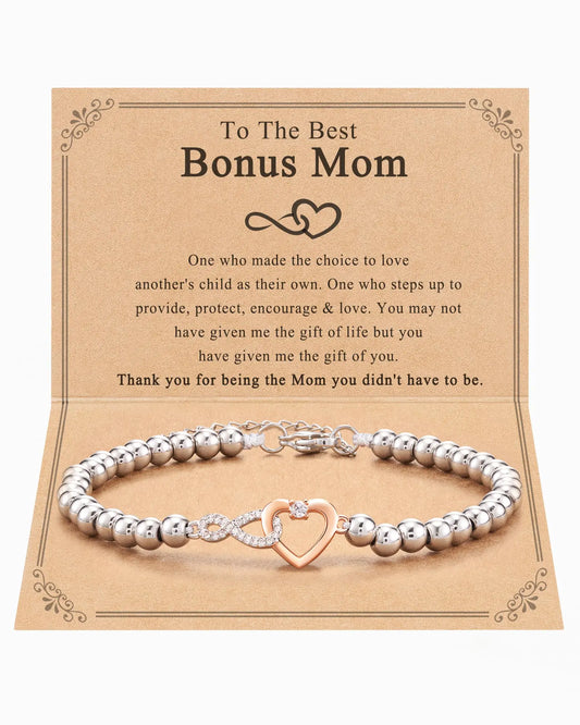 Mom Infinity Heart Bracelet
