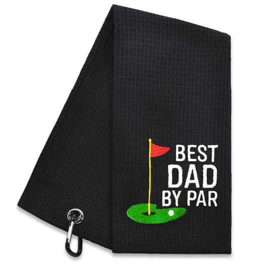 Best Dad by Par Golf Towel