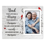 DAD - Memorial Picture Frame