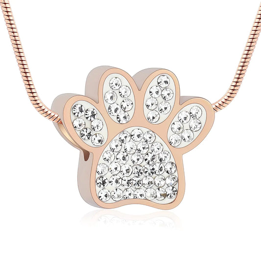 Paw Print Cremation Pendant