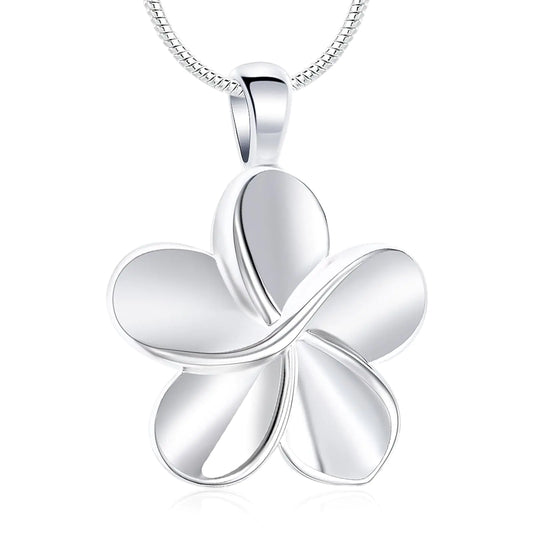 Sterling Silver Ashes Necklace | Memorial Sunflower Keepsake