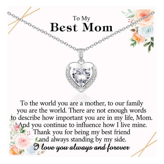 Hearts Embrace Mother's Love Necklace